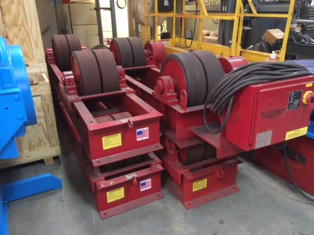 60 Ton, Koike, 120000 lb., turning rolls 4 sets - Image 1