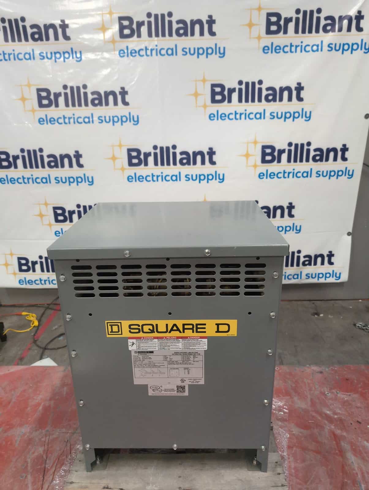 15 KVA 208 Primary, 480Y/277 Secondary, Square D #EX15T212HF, Dry Type Transformer, 3 Phase, Indoor, NEW - Image 1