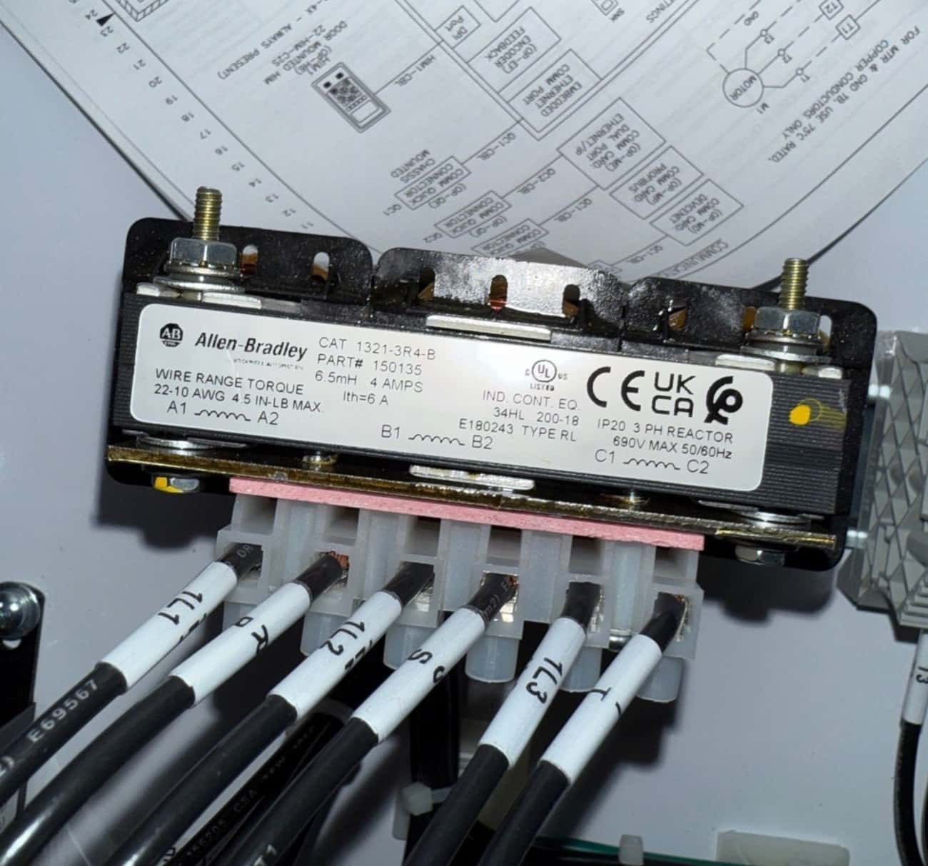 2 HP Allen-Bradley #2 4b-d4p0h204aa-nd-p, powerflex 525 packaged variable fre, 3PH, 480 Volts, VFD, NEW - Image 7