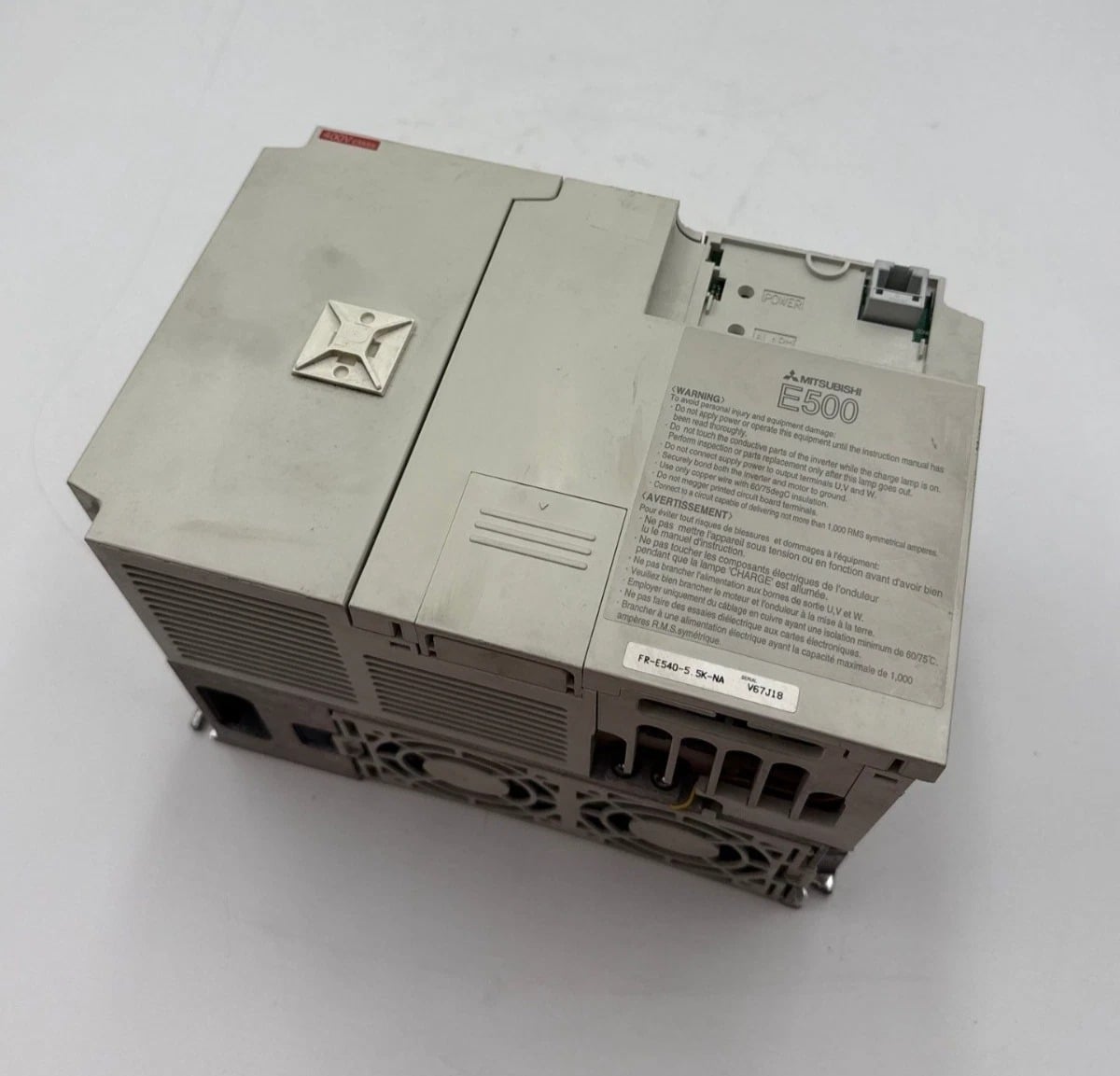 7.5 HP Mitsubishi Electric #FR-E540-5.5K-NA, Variable Frequency Drive Inverter, 5.5 KW, AS IS - Image 1