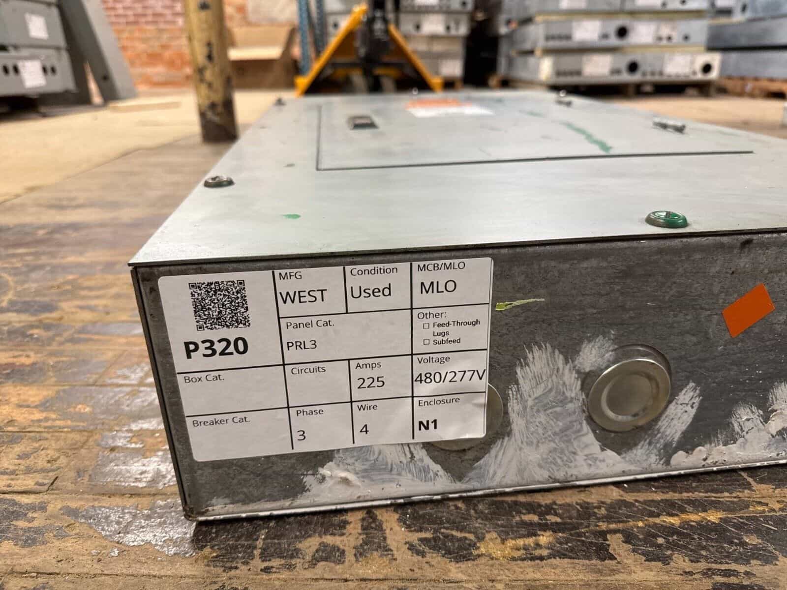 225 Amp. Westinghouse PRL3, Panelboard, 480/277 Volts, 3PH, 4W, MLO, 18 Cir, Indoor - Image 8