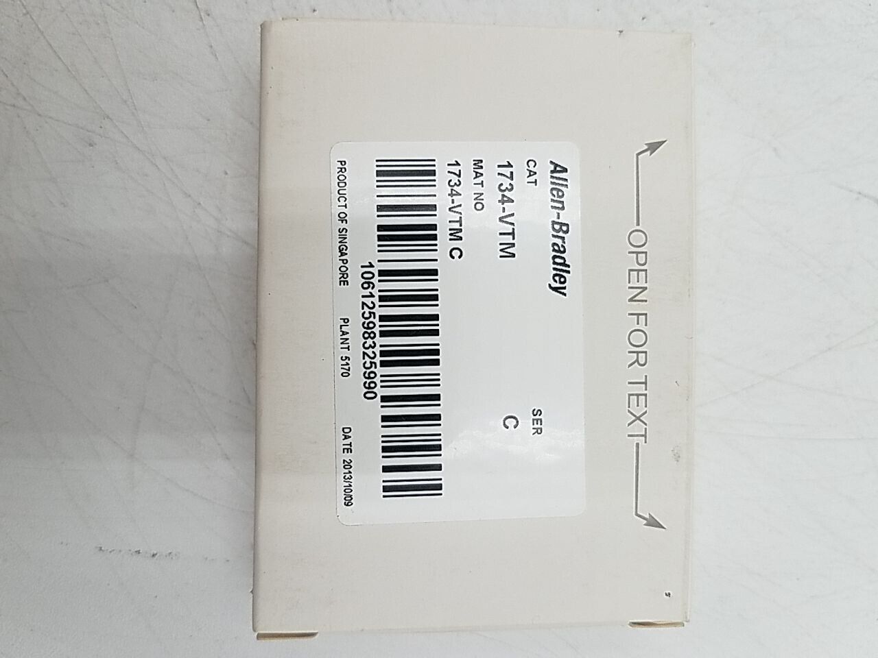 Allen-Bradley #1734-VTM, Series C Voltage Terminal Module, NEW - Image 2