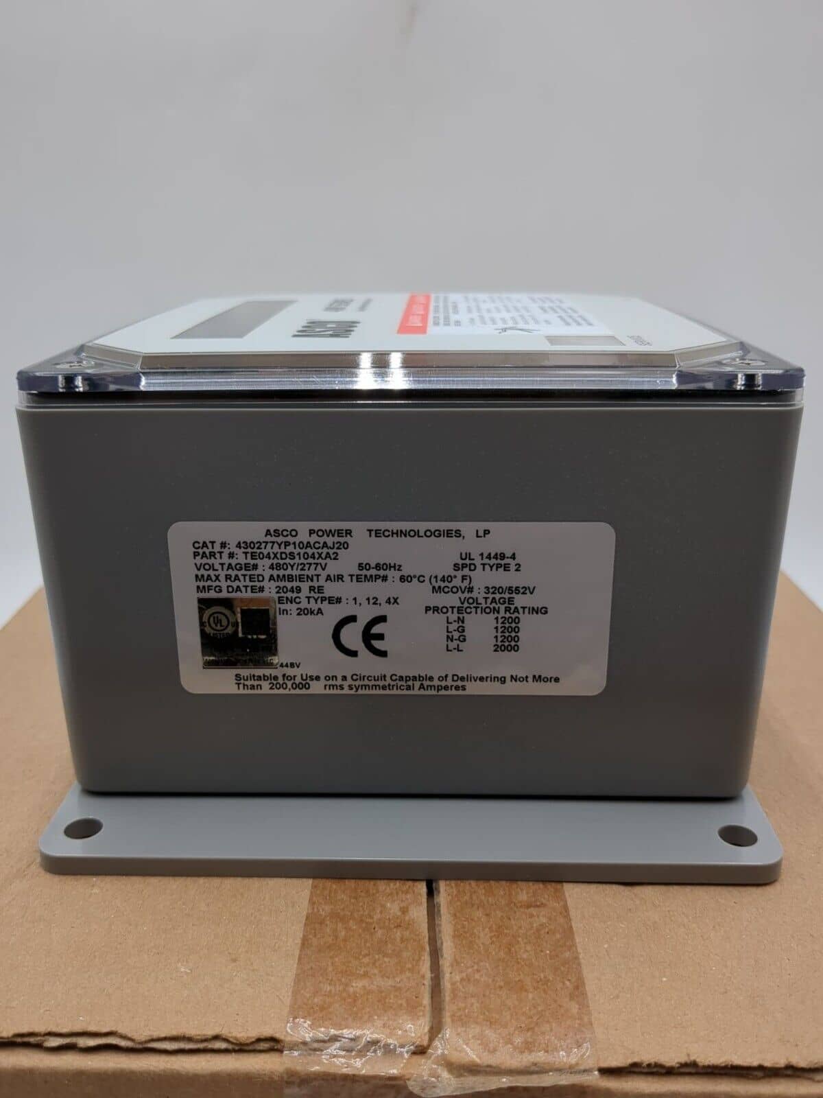 ASCO #430277YP10ACAJ20, Surge Protective Device, NEW - Image 3