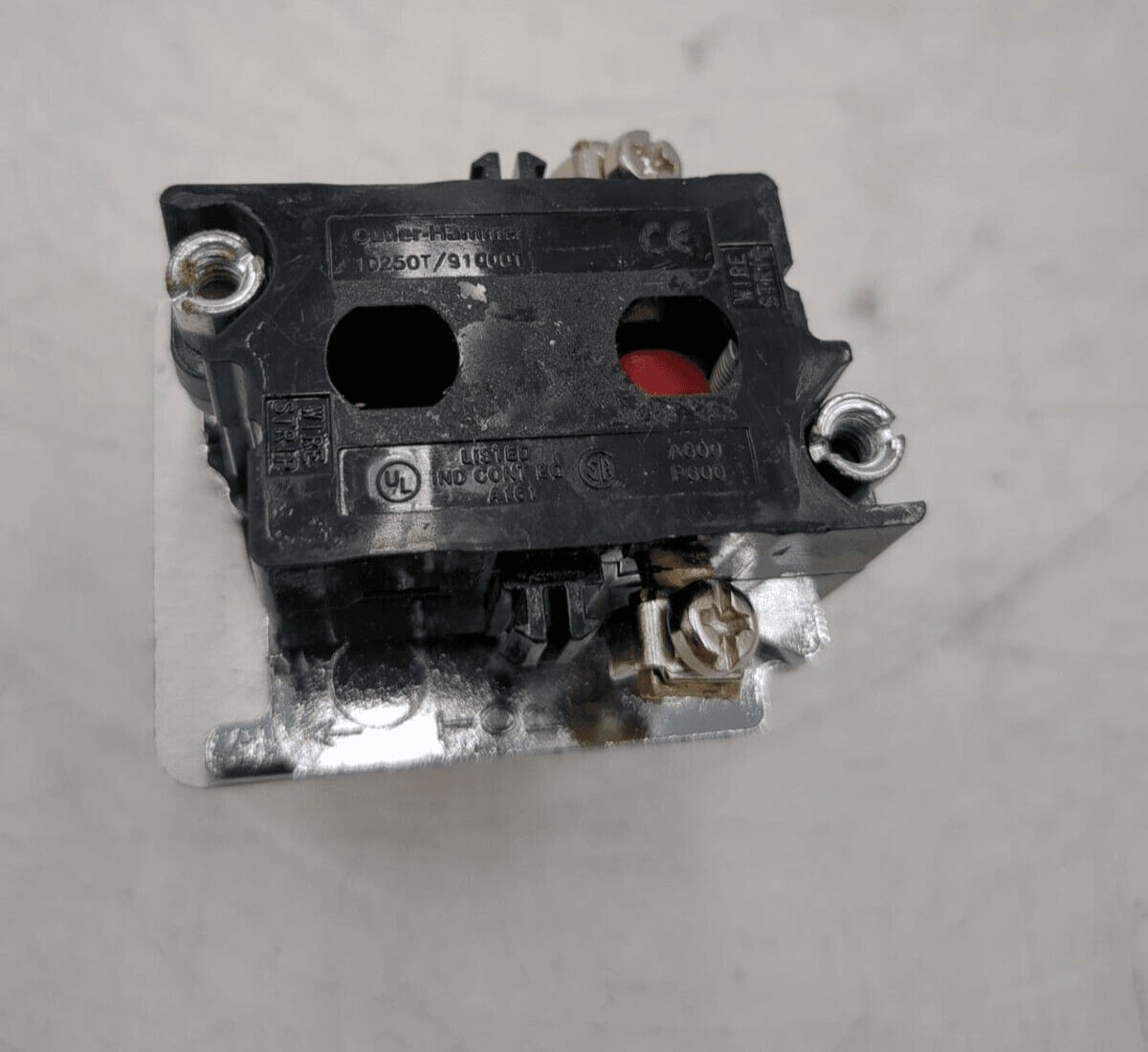 Cutler-Hammer #10250T51, Contact Block Stop Button - Image 3