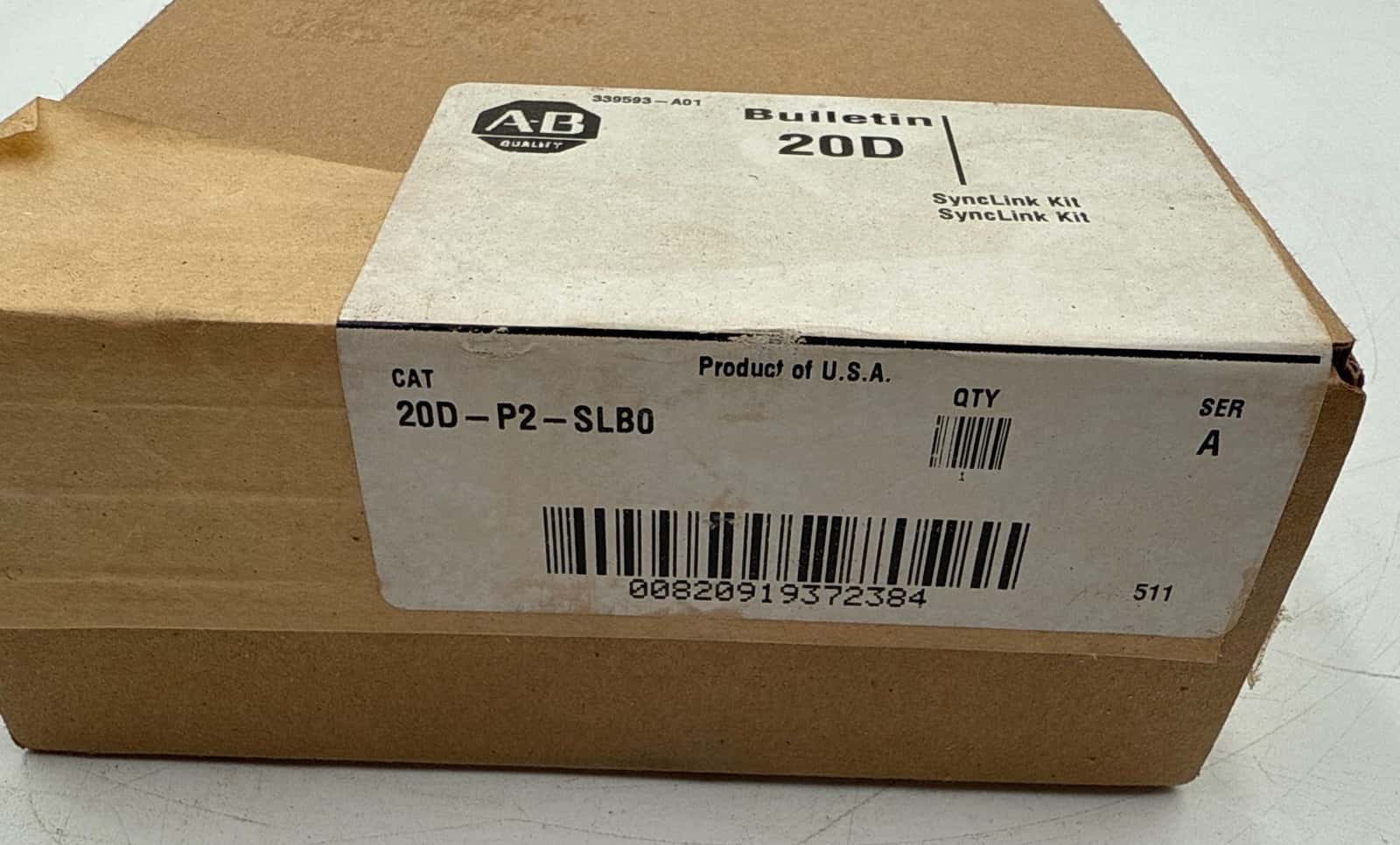 Allen-Bradley #20D-P2-SLB0, SynchLink Board For Power flex 700S Drives, NEW - Image 2