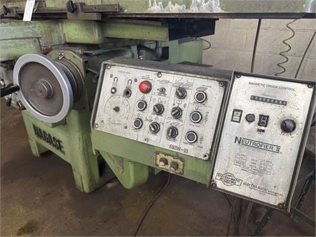 7.8" x 23.6" Nagase #SGW-6, surface grinder, 25.6" X, 8.66" Y, 15.75" spindle to table, 3000 RPM, magnetic - Image 5