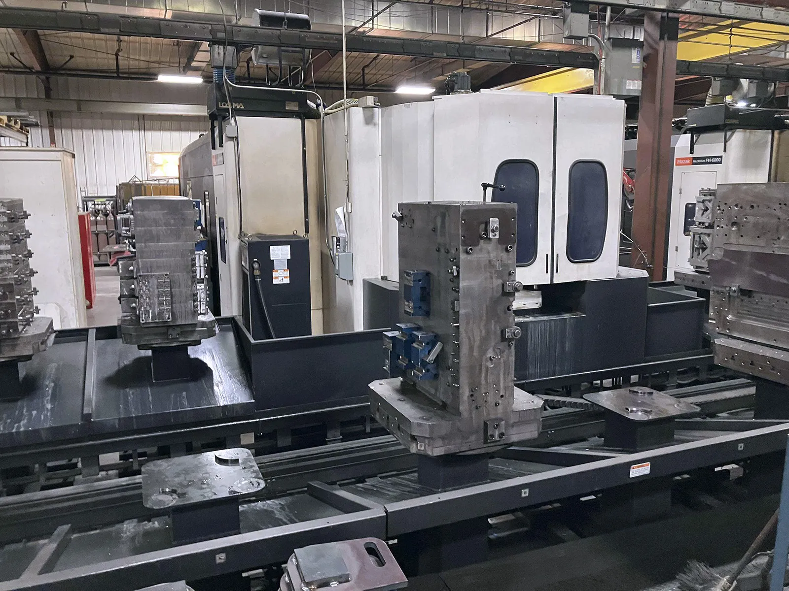 Mazak #6800, CNC horizontal machining center cell w/ Palletech FMS, (2) machines, Mazatrol CNC, automatic - Image 2