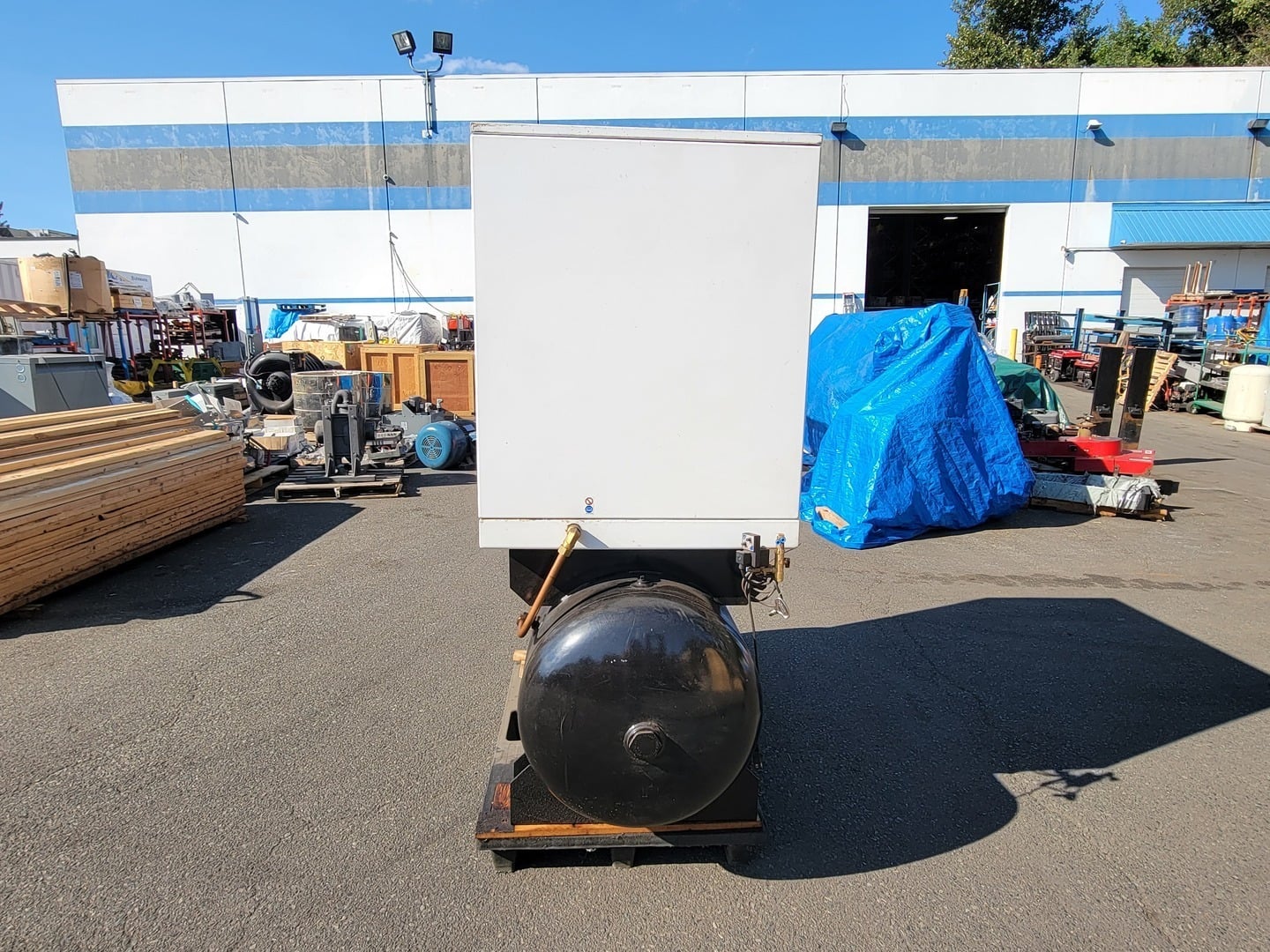 34.1 cfm, 175 psi, Gardner Denver #HER10-12, Two-Stage Reciprocating Air Compressor, 10 HP, 575 Volts, 120 - Image 4