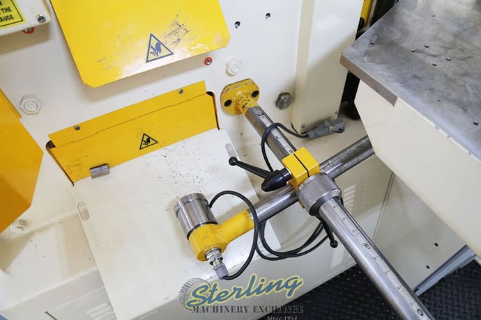 5" x 5" x 3/8" Geka #Bendicrop-60s, 60 ton, 10" throat, 3/4" stroke, 7.5 HP, New - Image 1