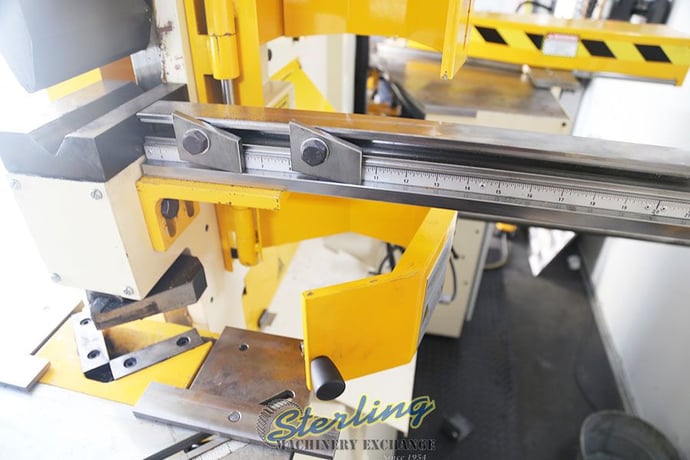 5" x 5" x 3/8" Geka #Bendicrop-60s, 60 ton, 10" throat, 3/4" stroke, 7.5 HP, New - Image 3
