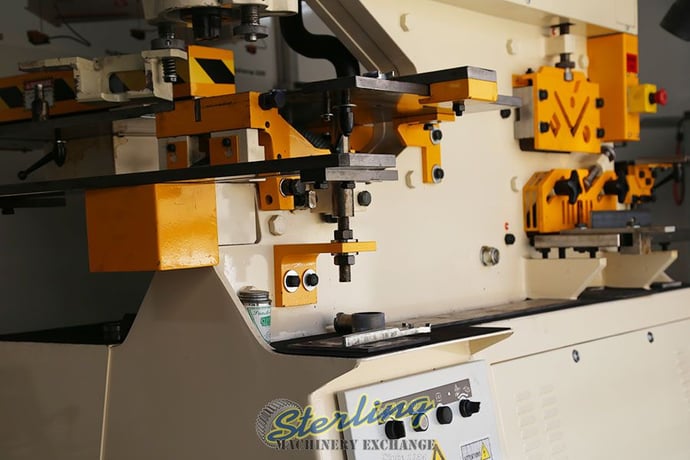 5" x 5" x 3/8" Geka #Bendicrop-60s, 60 ton, 10" throat, 3/4" stroke, 7.5 HP, New - Image 5