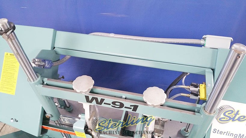 9" x 17" W.F. Wells #W-9-1, vari-hydraulic, 70-380 SFPM, horizontal bandsaw, 3 HP, Coolant, New - Image 3