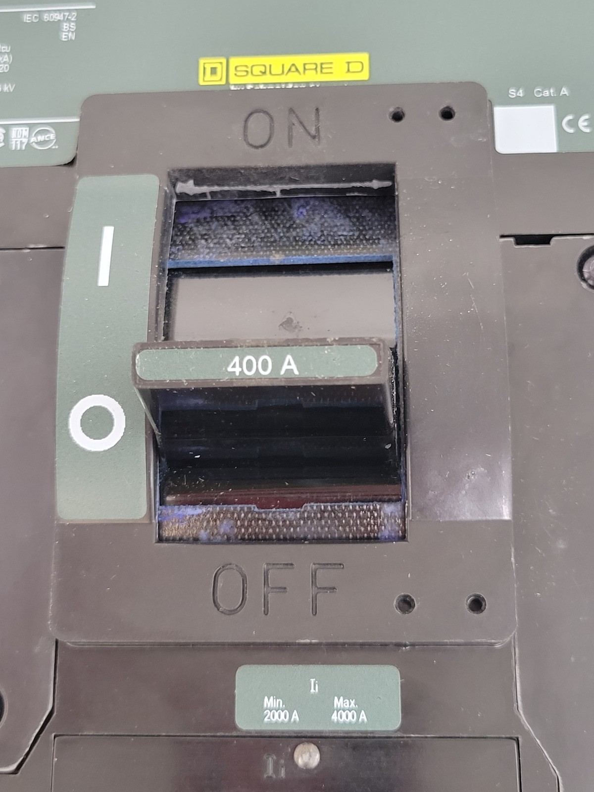 400 Amp. Square D #LH36400, I-Line Circuit Breaker, 3P, 600 Volts, gray, w/ mounting hardware, new - Image 6