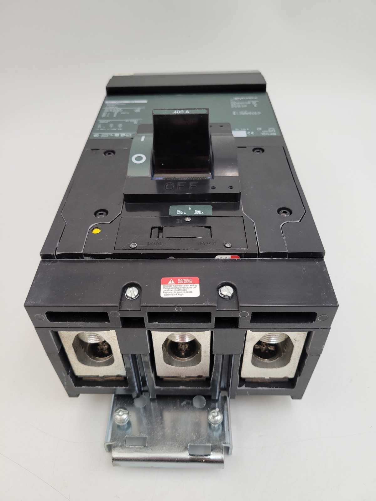400 Amp. Square D #LH36400, I-Line Circuit Breaker, 3P, 600 Volts, gray, w/ mounting hardware, new - Image 7