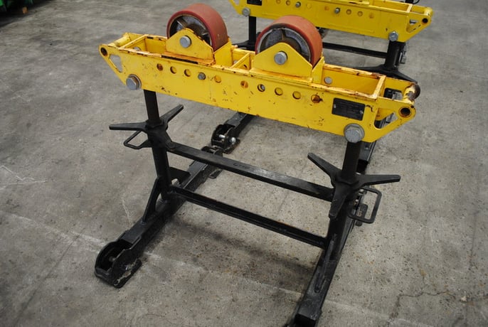 4 Ton, Lj Welding, pipe turning rolls, adj. hght, 2"-36" pipe diameter, foot pedal, 120 V. - Image 4