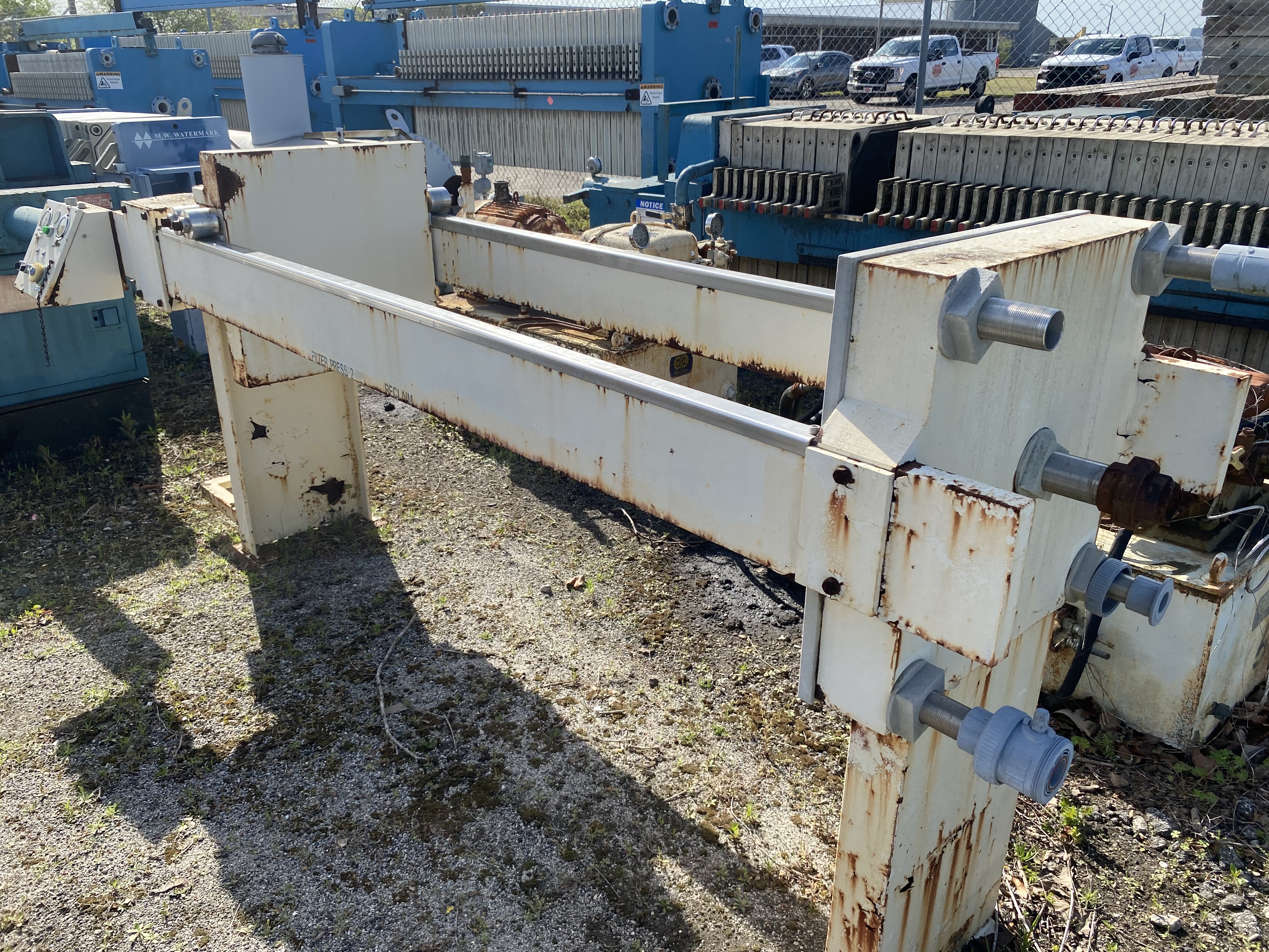 24" x 24" Hoesch #M-24-178.9-C-1.25-D-20-D-D, Polypropylene Recessed Plate Filter Press, 178 sq.ft., 8.7 - Image 3