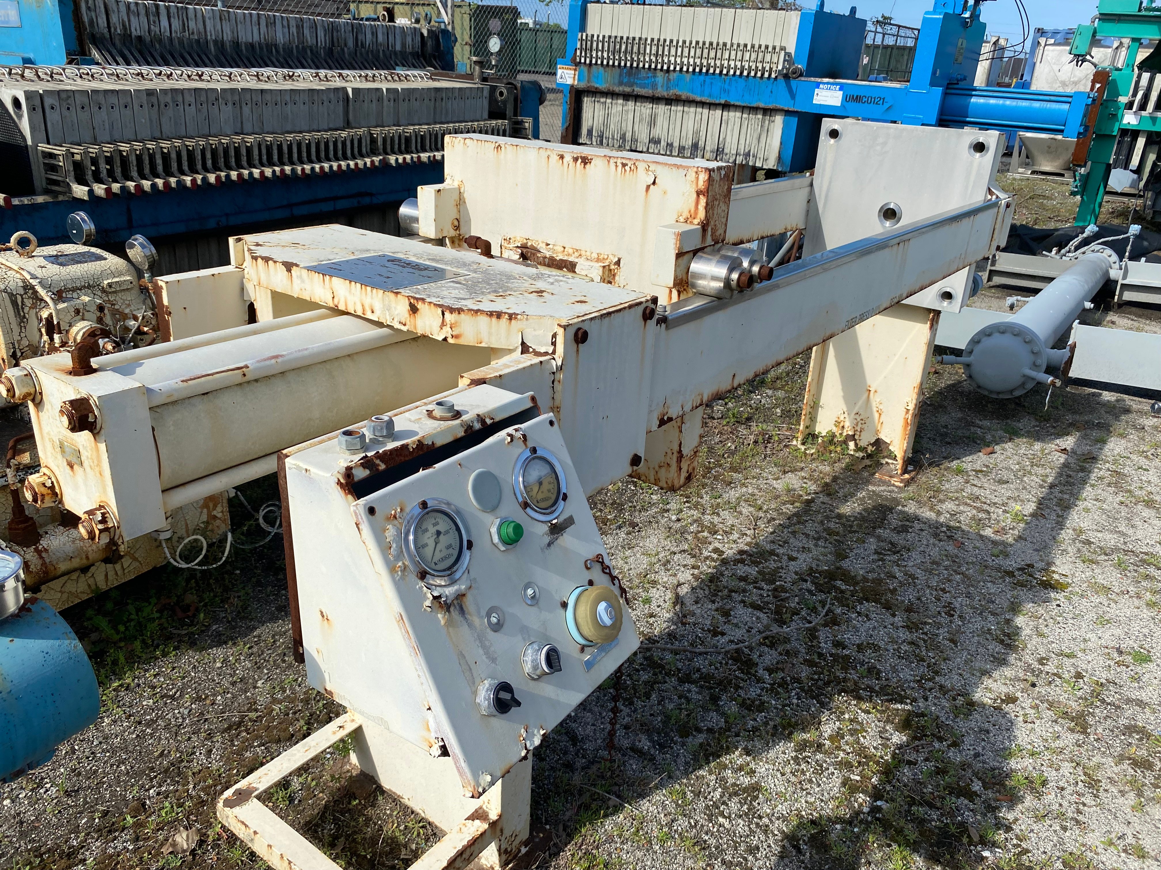 24" x 24" Hoesch #M-24-178.9-C-1.25-D-20-D-D, Polypropylene Recessed Plate Filter Press, 178 sq.ft., 8.7 - Image 7