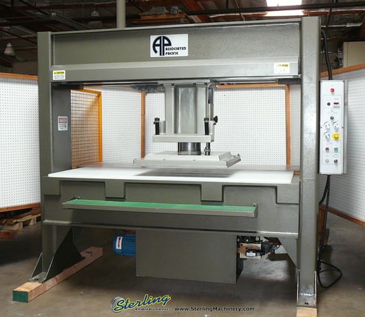 39 Ton, APMC #USA-TH3079-35U, 5.9 stroke, 7.1" daylight, head press, polypropylene cutting pad, #SMTH307935U - Image 1