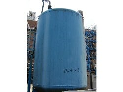 2500 gallon Glasscote, Glass Lined Tank, Vertical, 7' diameter x 8' 8" straight side, 15/FV psi @ 450°F - Image 2