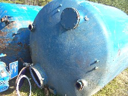 2000 gallon Pfaudler Chemstor, Glass Lined Tank, Vertical, 84" diameter x 70" straight side, 35/FV psi @ - Image 2