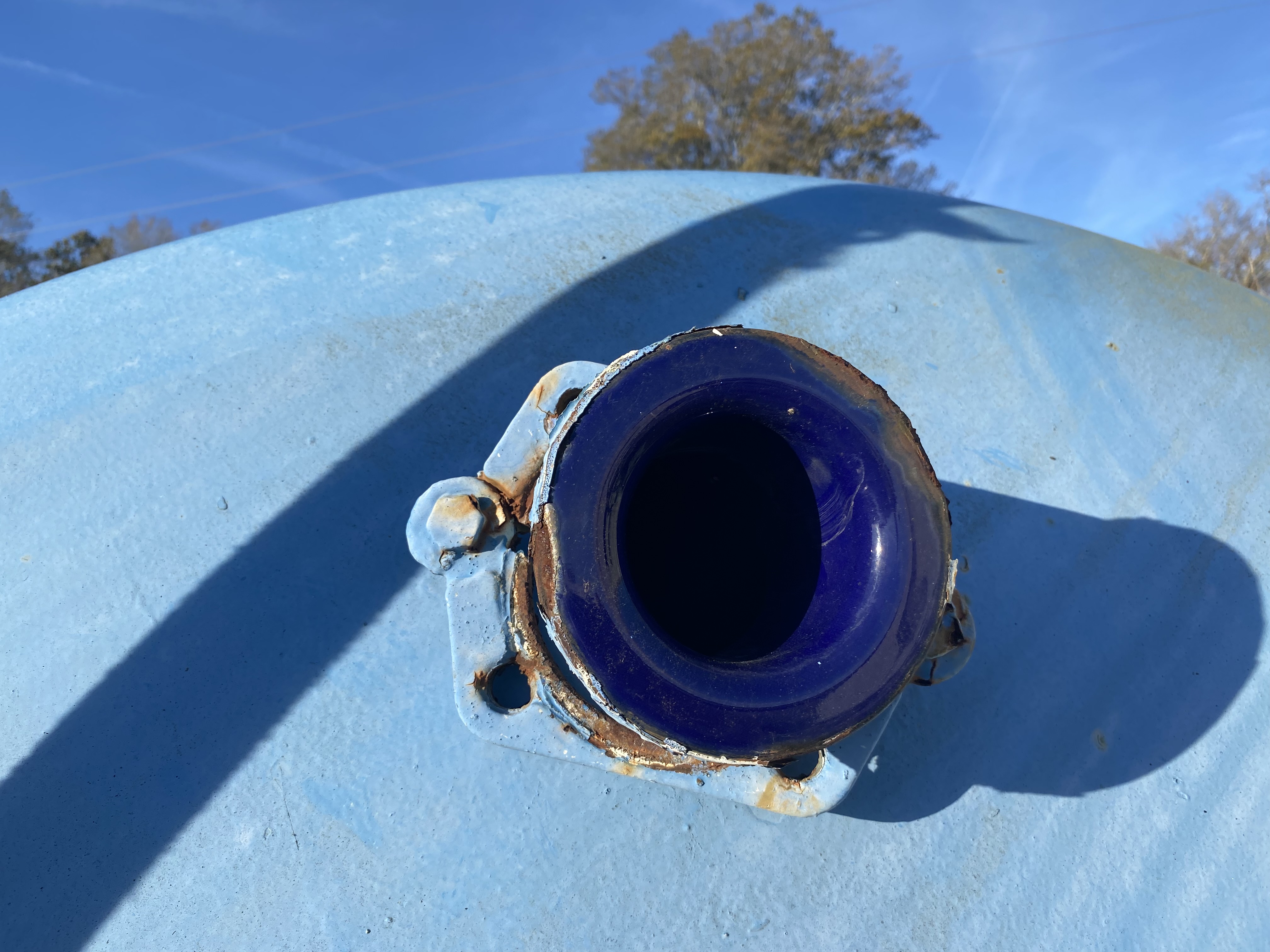 2000 gallon Pfaudler Chemstor, Glass Lined Vacuum Tank, Vertical, #5014 glass, 7' diameter x 5' 10" straight - Image 5
