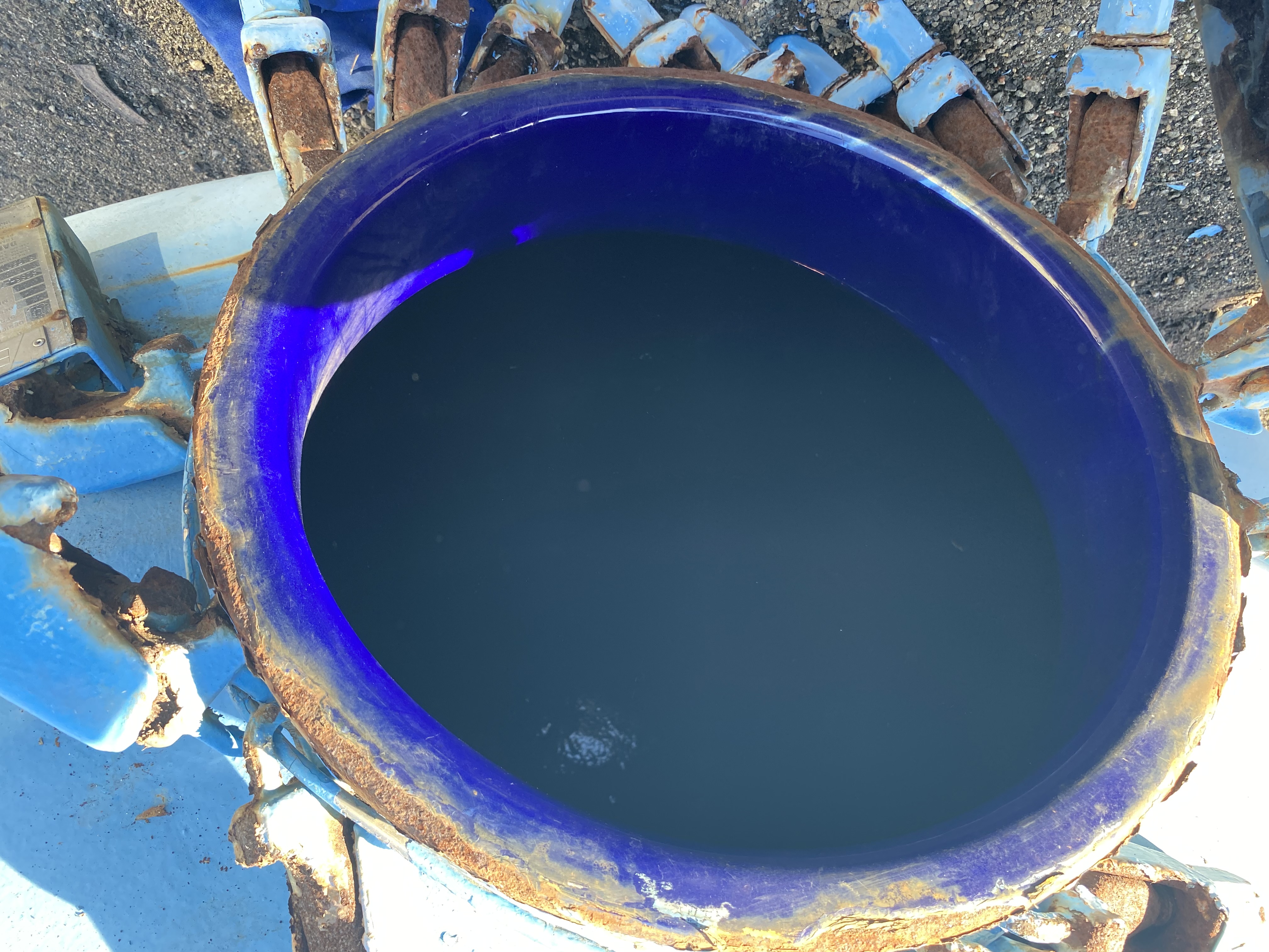 2000 gallon Pfaudler Chemstor, Glass Lined Vacuum Tank, Vertical, #5014 glass, 7' diameter x 5' 10" straight - Image 6
