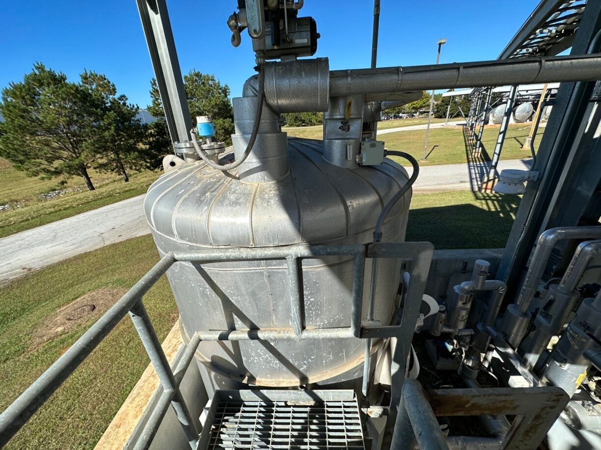 1600 gallon Savannah Tank, 316 Stainless Steel Vertical Tank, 6' diameter x 6' 3" straight side, 2 psi/FV @ - Image 8