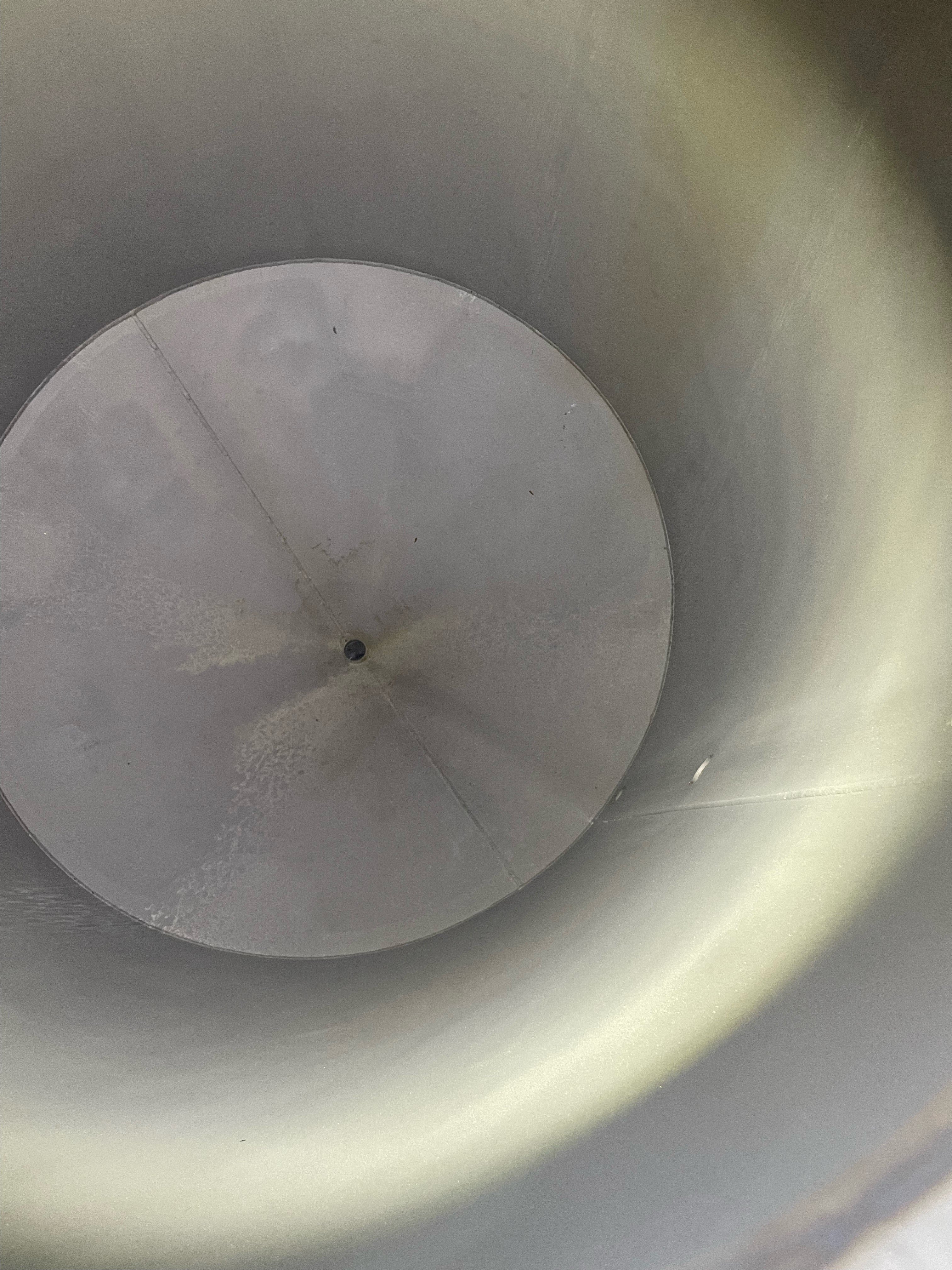 500 gallon 304 Stainless Steel Vertical Jacketed Tank, 50" diameter x 60" straight side, 50 psi dimple - Image 4