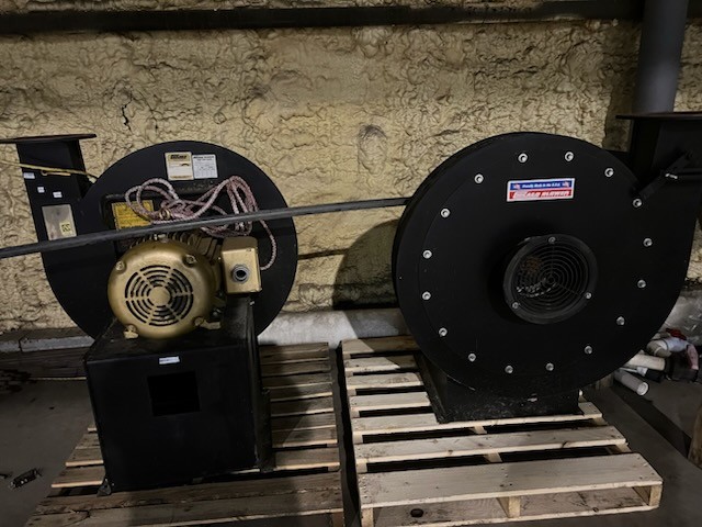 Chicago Blower, Design 53, Size K4 Blower, 8" outlet, 25 HP, 3520 RPM, 230-460 V. (2 available) - Image 2