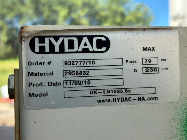 60 HP Rexroth #AA10VSO100DFR/31R, Hydraulic Power Pack Skid, (2) axial piston variable pumps, 200 LPM, 1785 - Image 9
