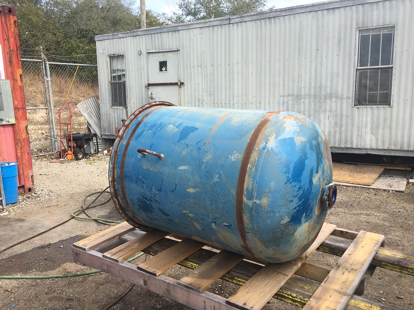 100 gallon Pfaudler #VR30-100-25, Glass Lined Vacuum Receiver, bottom only, #5015 glass, 30" diameter x 65.5" - Image 3
