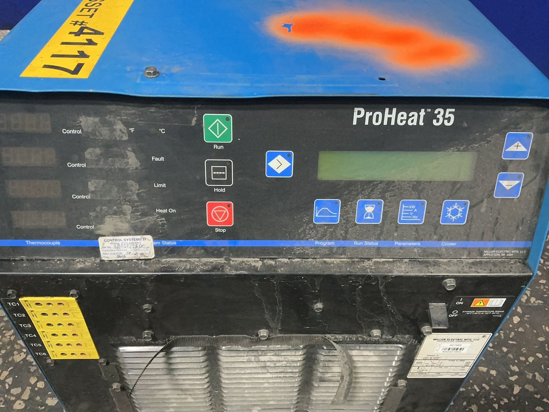 Miller #PROHEAT-35, Induction Heater, 37 KW, digital displays, 50 A, 460-575 V. (2 available) - Image 2