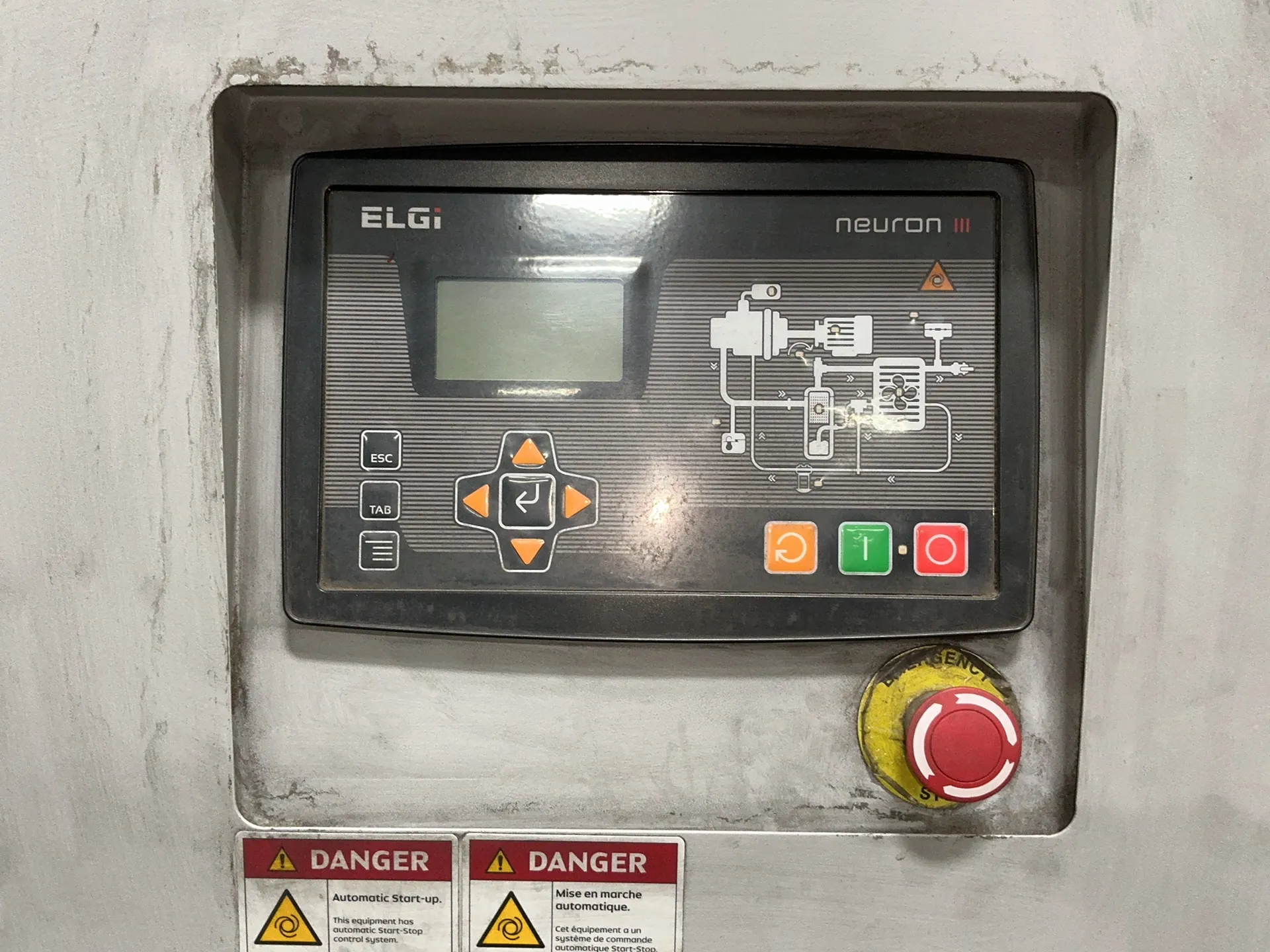 125 PSI, Elgi #EG-75-125, Rotary Screw Air Compressor, 100 HP, Elgi Neuron digital read out, 208-230/460 V. - Image 4