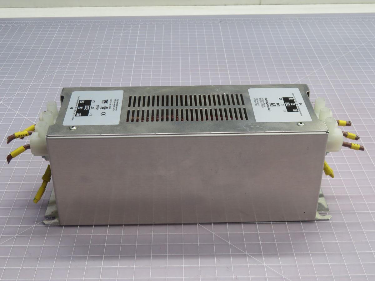 B & R #8B0F0550H000.000-1, line filter, 55 Amp, 3 x 520 Volts AC - Image 3