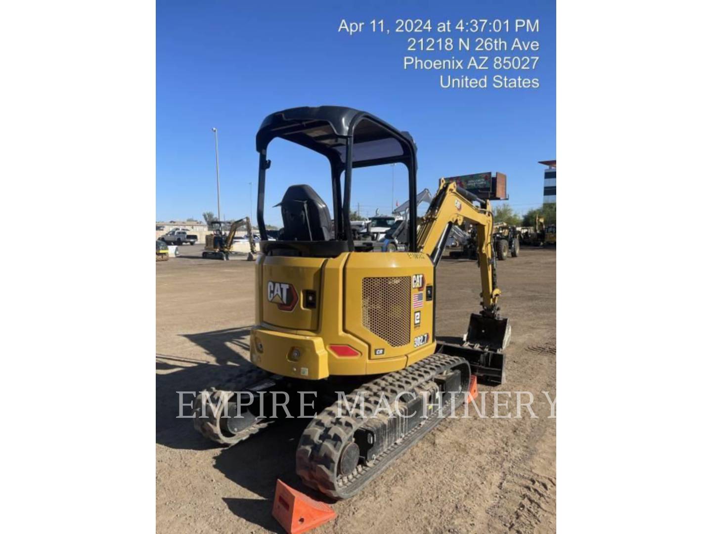 Caterpillar 302.7-7E, 1074 hours, S/N: CZ602738, 2022 - Image 3