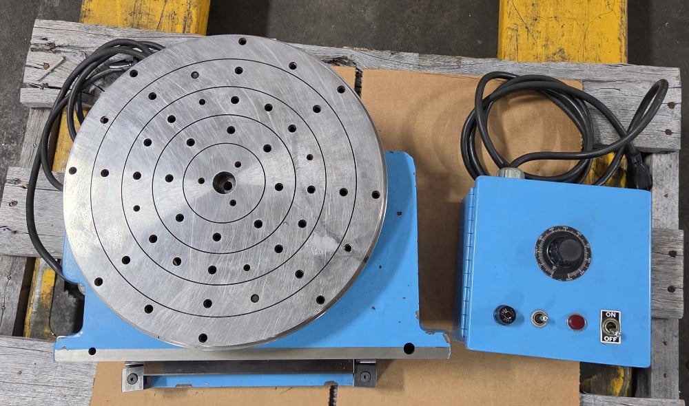 10" Roto Tech #710V-Sine, precision rotary grind table, tilting, non-magnetic, 10-50 RPM, .0001" accuracy - Image 4