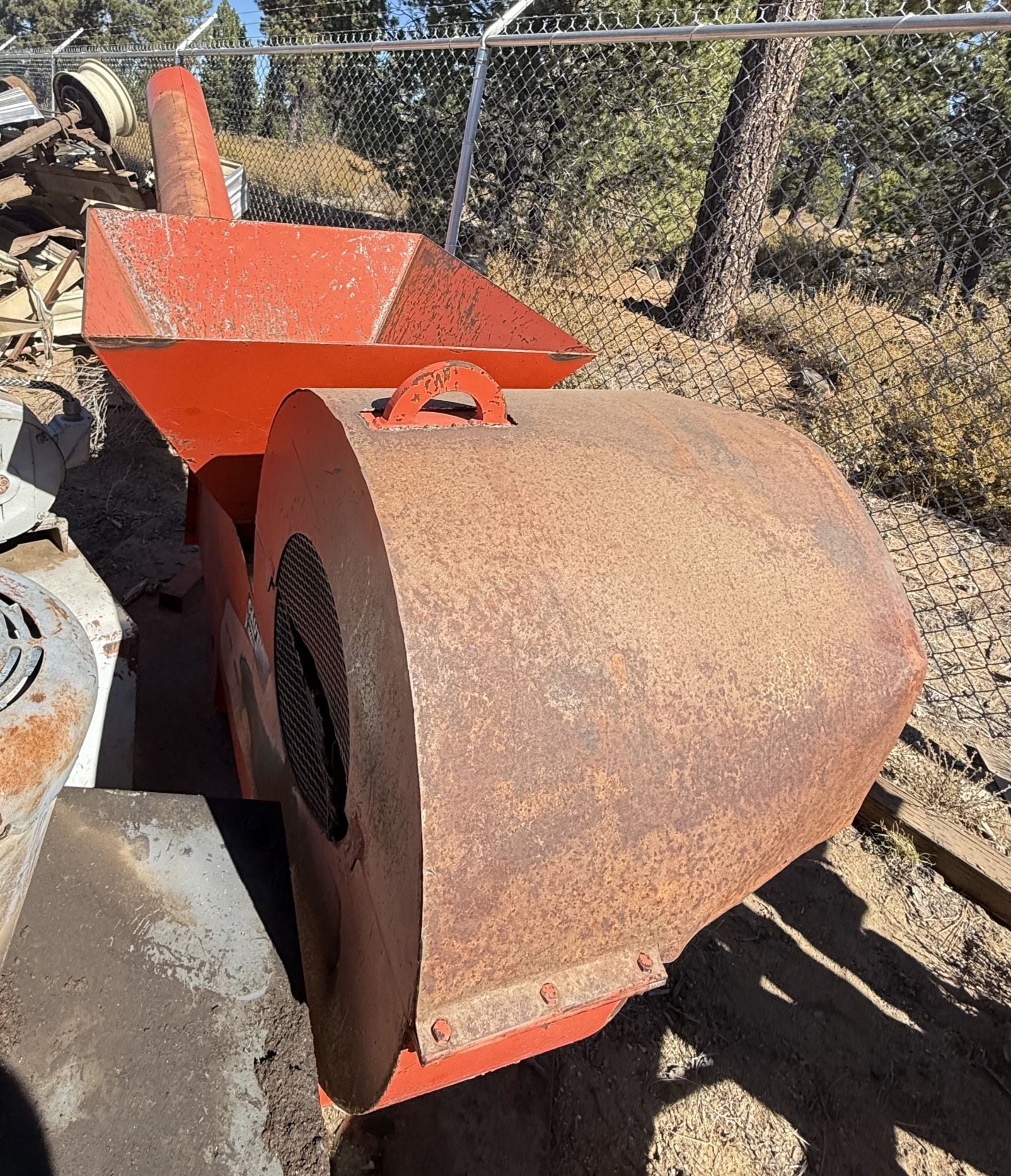 Morbark, Hopper Feed Chip Blower, 10 HP TEFC electric motor, 1745 RPM, sawmill chip & shaving blower, 230/460 - Image 5