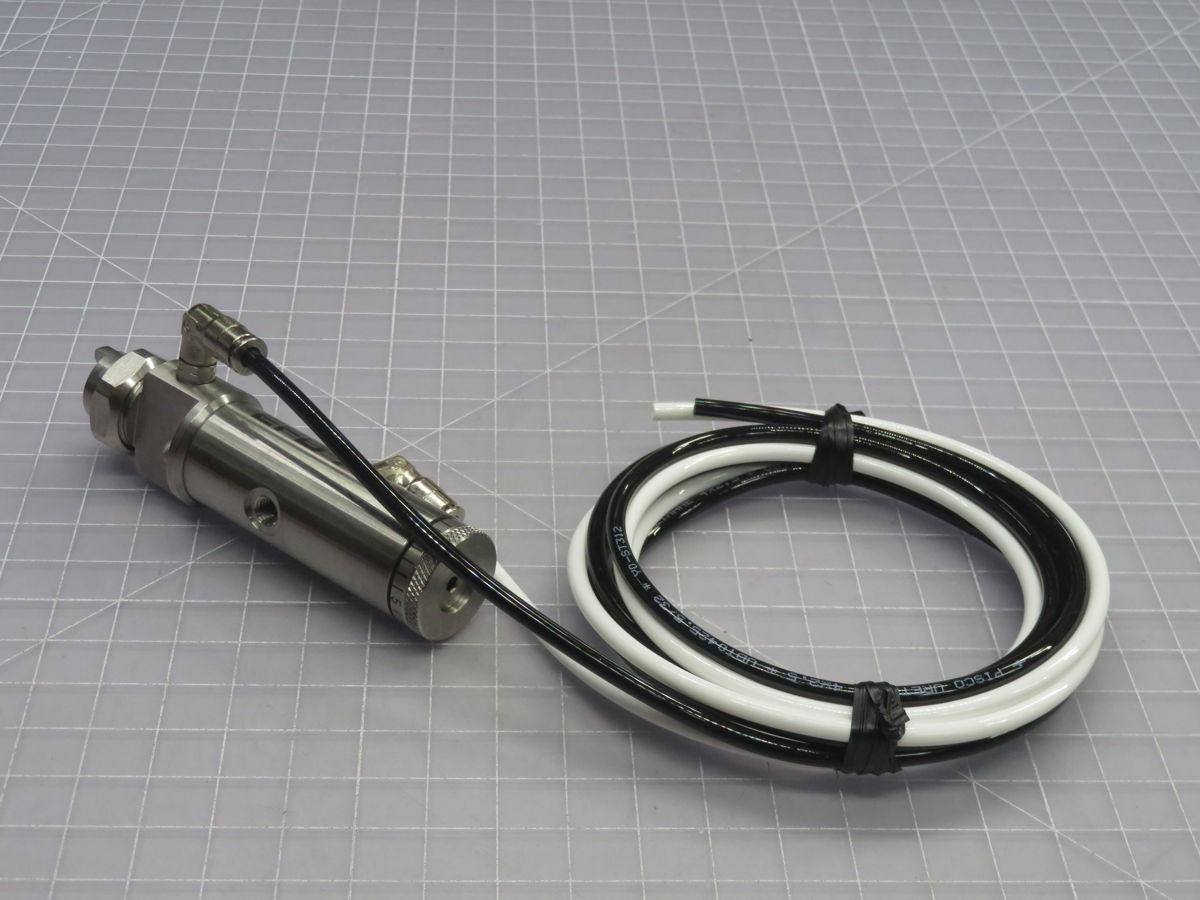 Nordson #7021615, EFD 781S-SS-46F stainless steel spray valve - Image 1