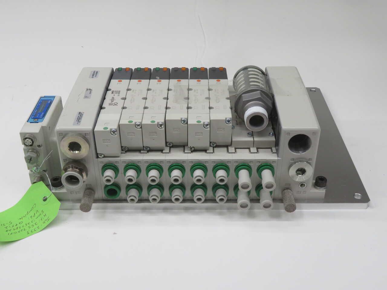 SMC #VV5QC41-08C12FSEAN-X132, VV5Q manifold, 4/5 port solenoid valve - Image 1