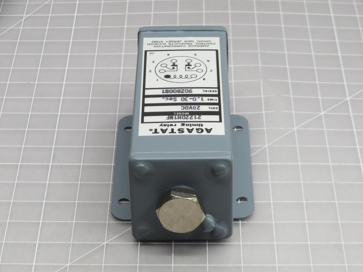 Agastat #2122DH1NF, off-delay time delay relay, 28 Volts DC, 1-30 sec., DPDT - Image 4