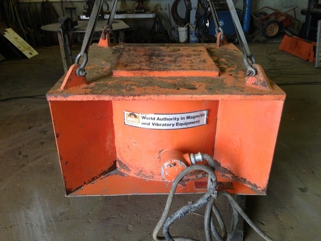 Eriez Electro separation magnet, 48" x 48" x 21", used - Image 1