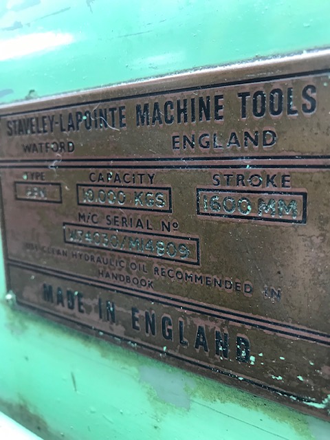 10 Ton x 60" stroke, LaPointe #HP-20, 0-35 FPM cut, 100 FPM return, tooling - Image 8