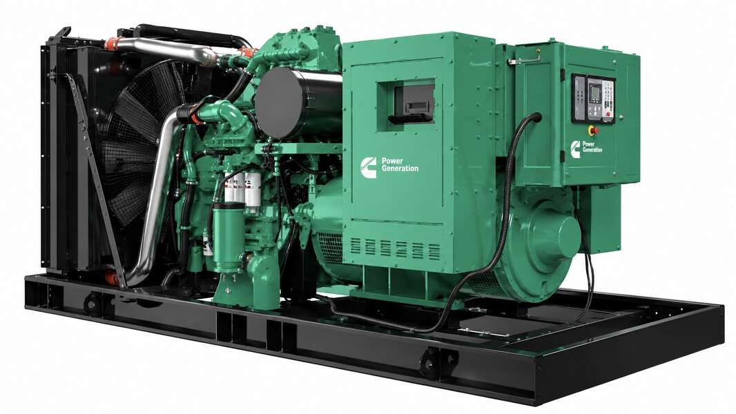 1000 KW Cummins #C1000D6ED, diesel generator set, 277/480 Volts, 1474 HP @ 1800 RPM, S17-G1 engine, EPA Tier - Image 1
