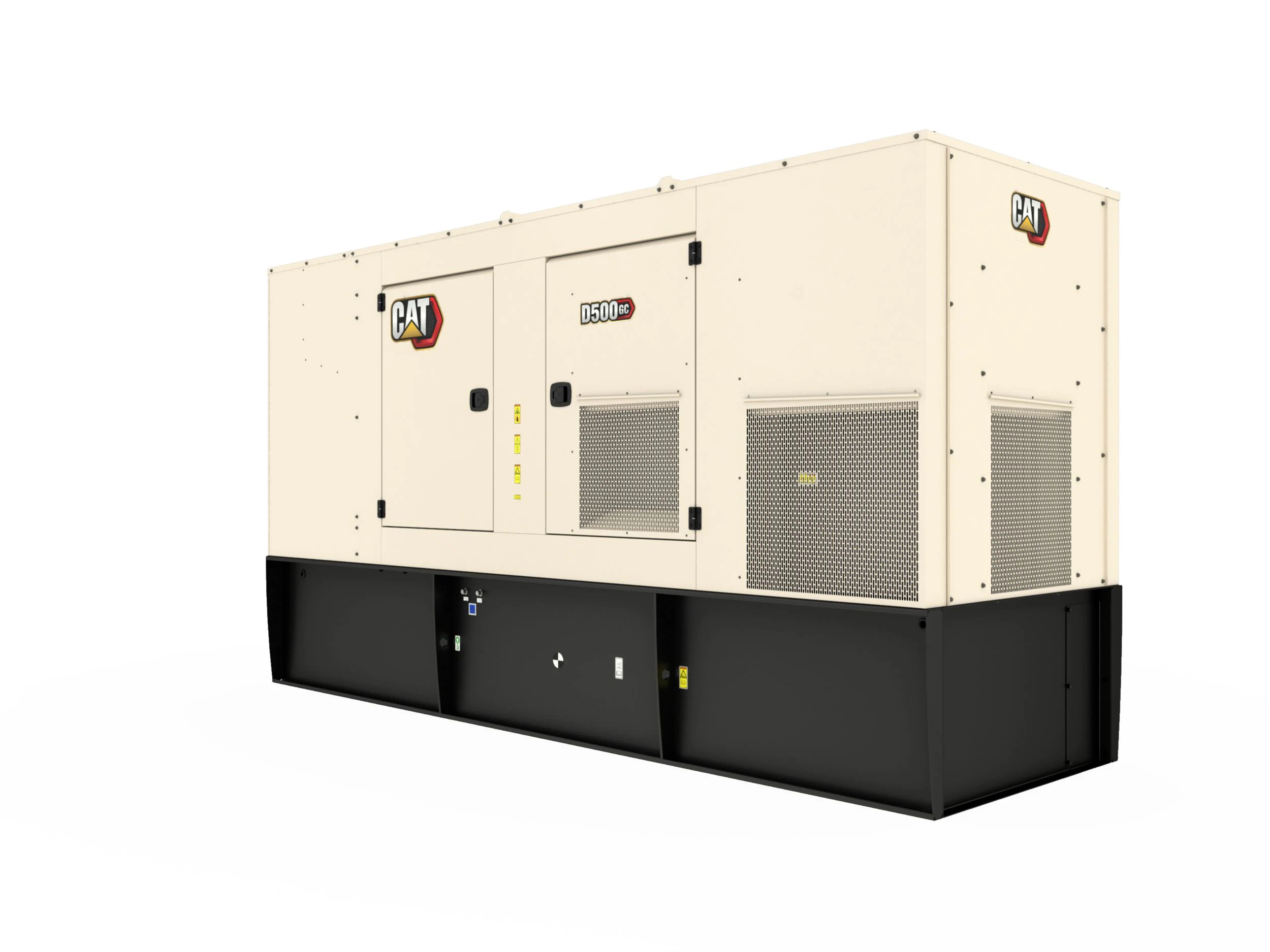 500 KW Caterpillar #D500-GC, diesel generator set, 277/480 Volts, 3-phase, 762 HP, C15 engine, Tier 2, sound - Image 1