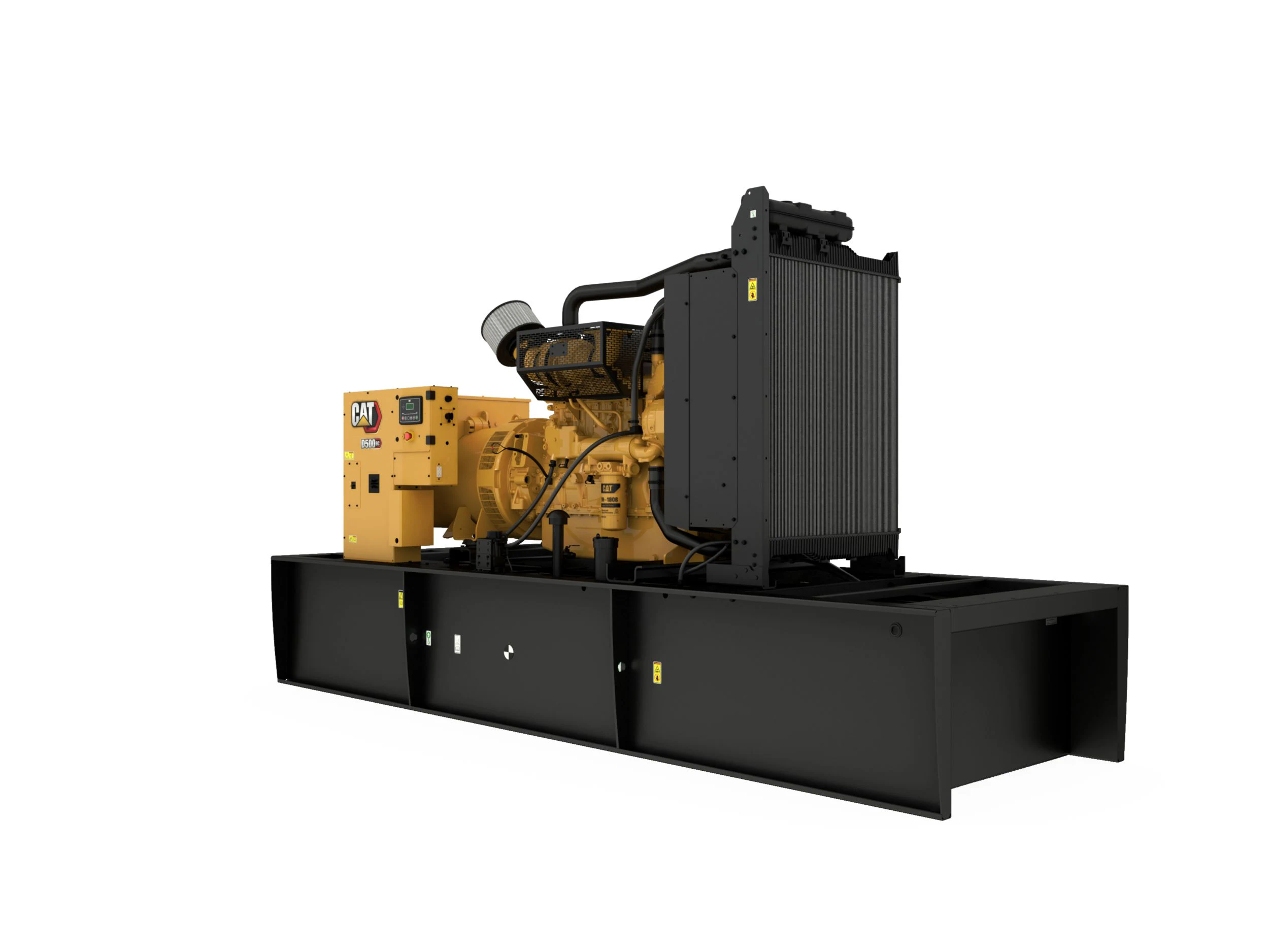 500 KW Caterpillar #D500-GC, diesel generator set, 277/480 Volts, 3-phase, 762 HP, C15 engine, Tier 2, sound - Image 6