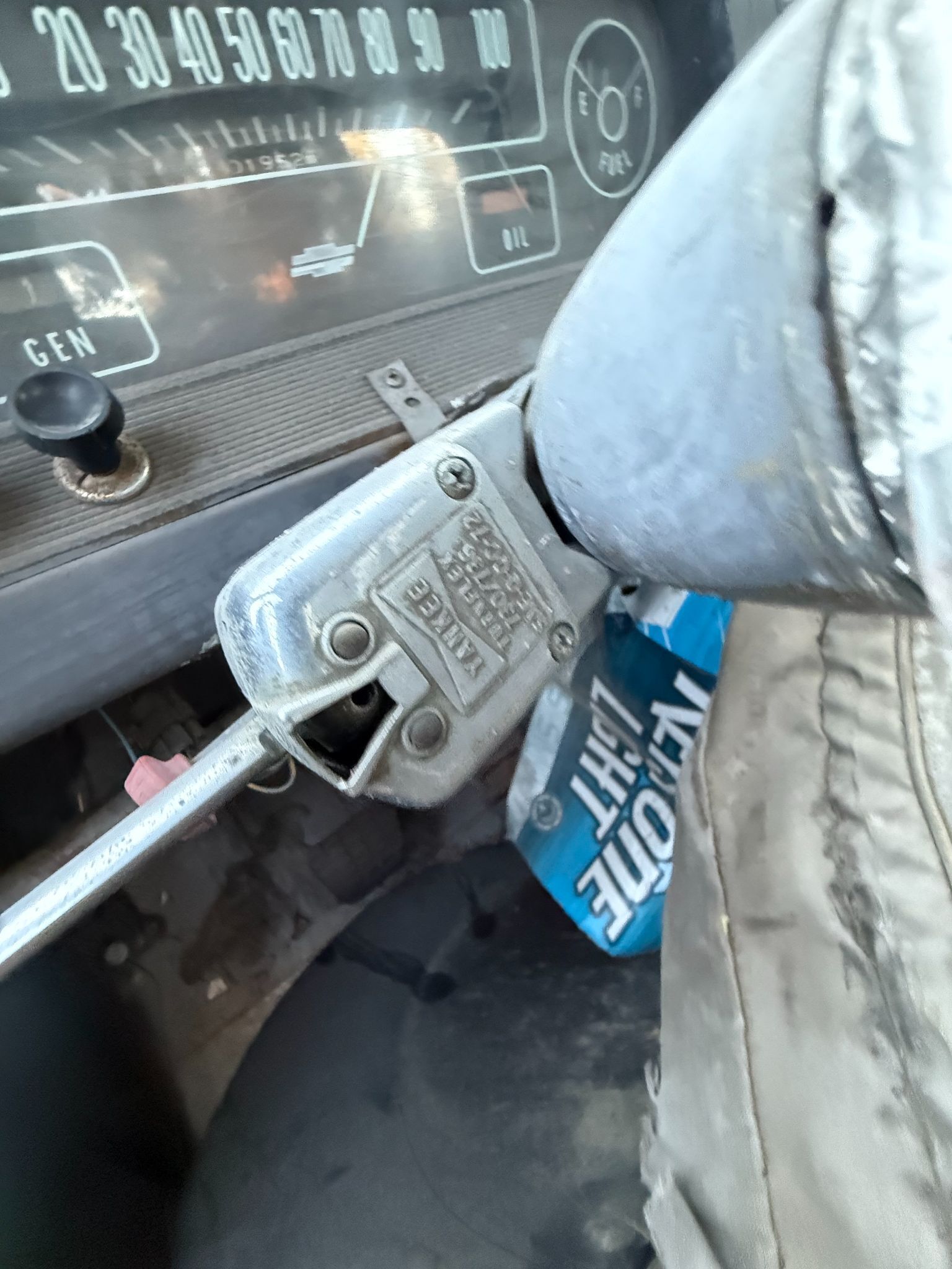 Chevrolet #C10, Fleetside Long Bed Pickup Truck, inline 6 engine, column shift, bench seat, front push bar - Image 7