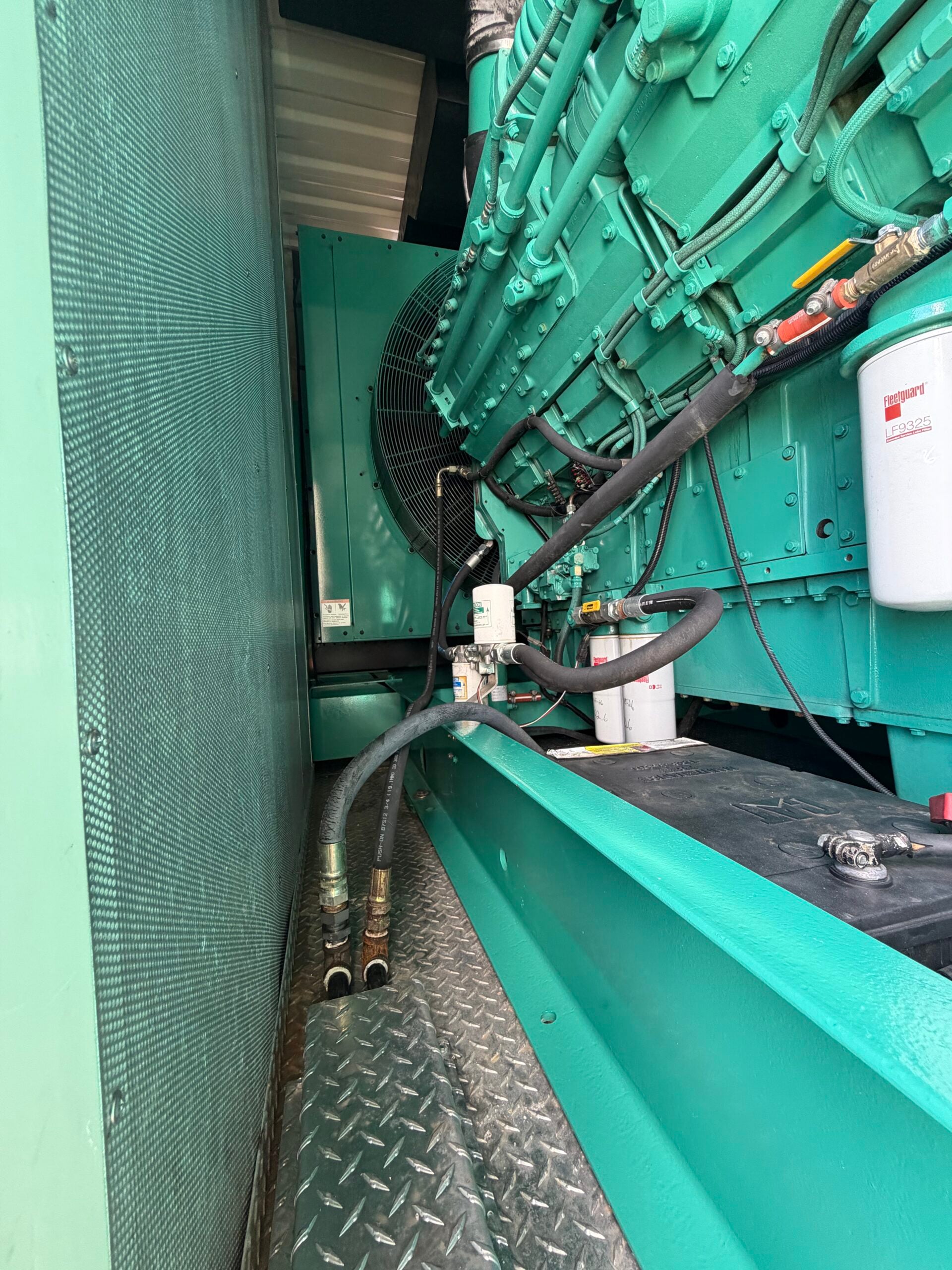 1500 KW Cummins #KTA50-G2, Diesel Power Module, 1800 RPM, 480 Volt, 2500 amp circuit breaker, Deep Sea 8610 - Image 7