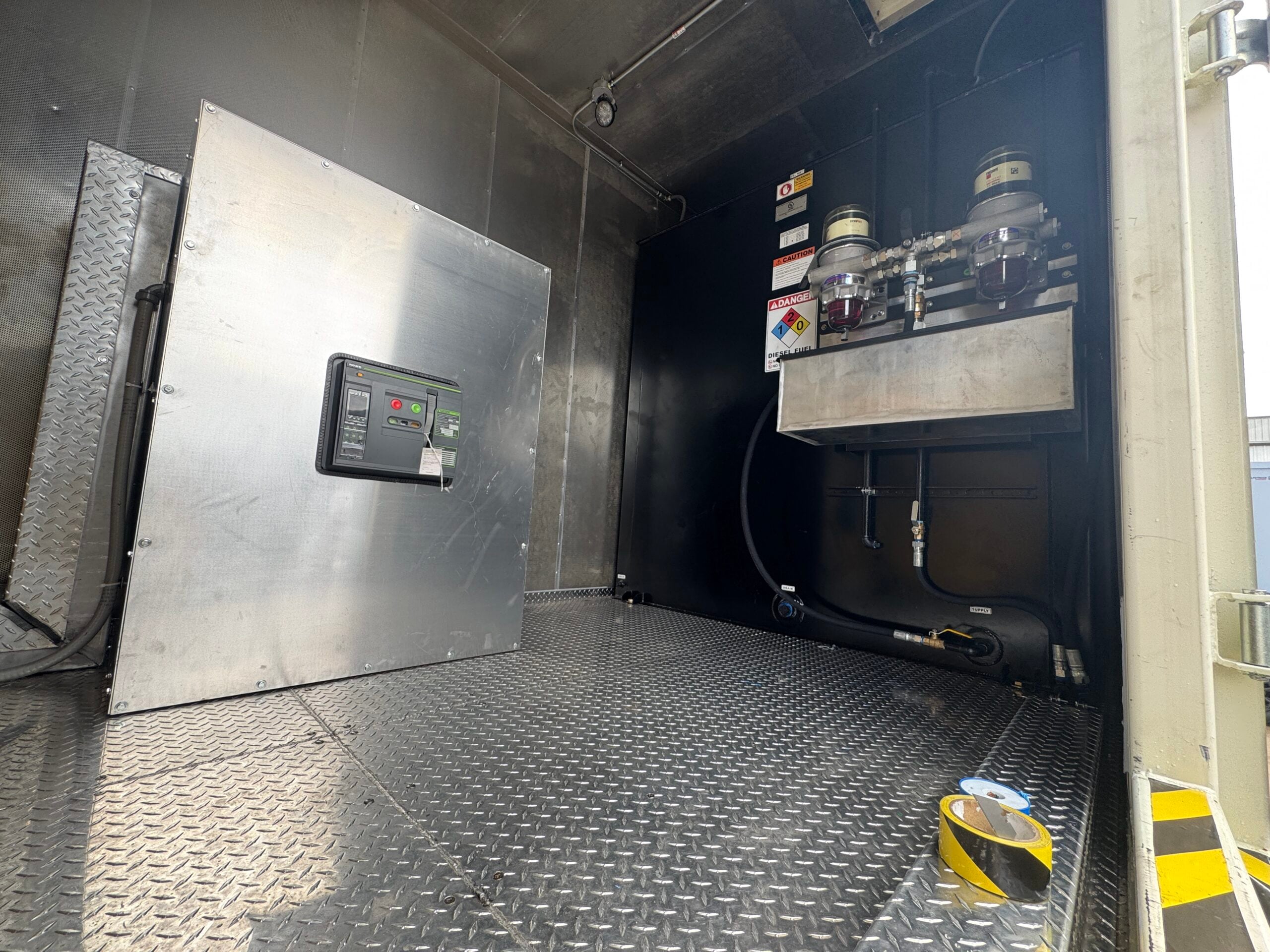 1500 KW Cummins #KTA50-G2, Diesel Power Module, 1800 RPM, 480 Volt, 2500 amp circuit breaker, Deep Sea 8610 - Image 9