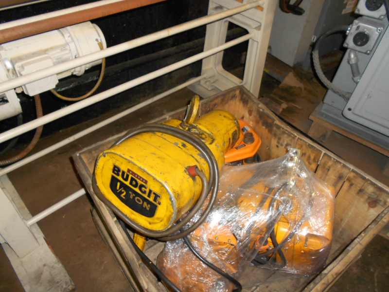 .5 Ton, Budgit hoist, pre-owned - Image 1