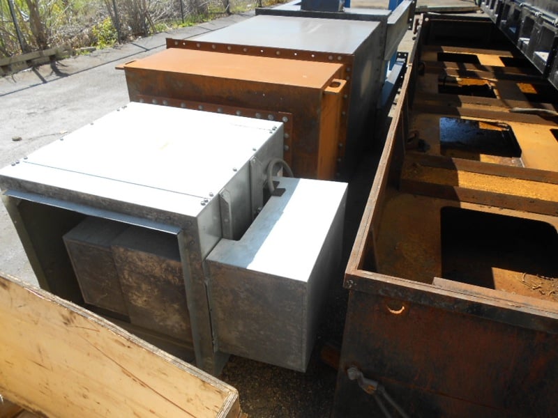 Custom dust collector, 5 HP Dayton blower motor, pre-owned - Image 4